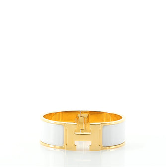 Hermes Clic H Bracelet Enamel Wide