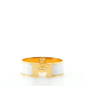 Hermes Clic H Bracelet Enamel Wide