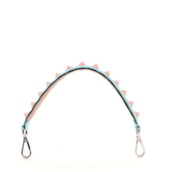 Fendi Kan I Short Bag Strap Studded Leather