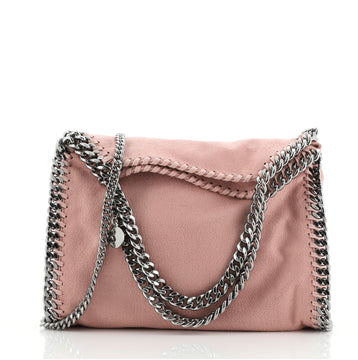 Stella McCartney Falabella Fold Over Crossbody Bag Shaggy Deer Mini