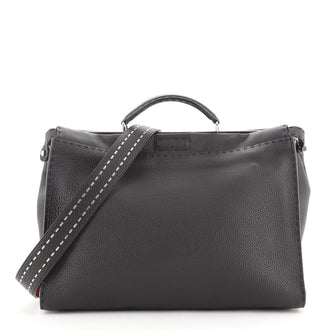Fendi Selleria Monster Laptop Bag Leather Large