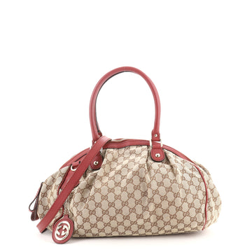 Gucci Sukey Boston Bag GG Canvas