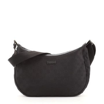 Gucci Saddle Zip Messenger Bag GG Canvas Medium