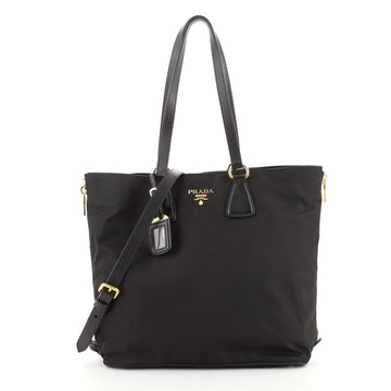 Prada Side Zip Open Tote Tessuto Medium