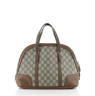 Gucci Nice Top Handle Bag GG Coated Canvas Small