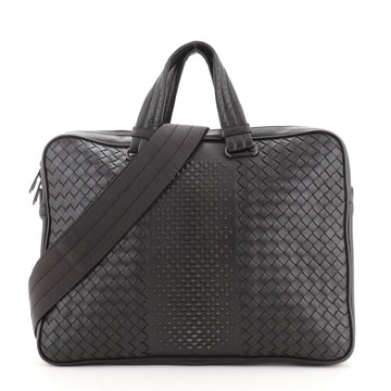 Bottega Veneta Convertible Zip Briefcase Studded Intrecciato Nappa Large