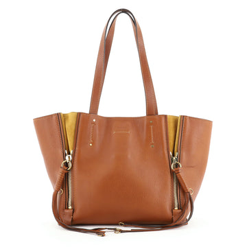 Chloe Milo Shopping Tote Leather Small