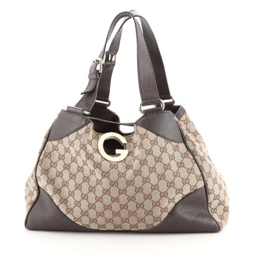 Gucci Charlotte Shoulder Bag GG Canvas Large