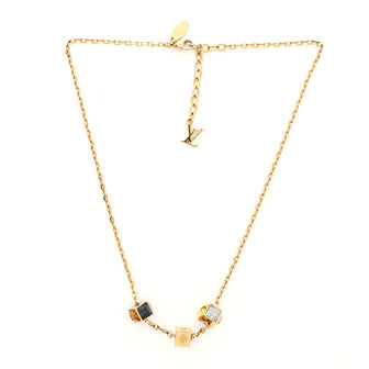 Louis Vuitton Gamble Short Necklace Metal with Crystal