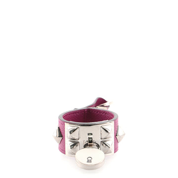 Hermes Collier de Chien Anneau Keychain Studded Leather