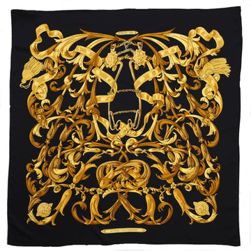 Hermes Le Mors A La Conetable Scarf Printed Silk 90