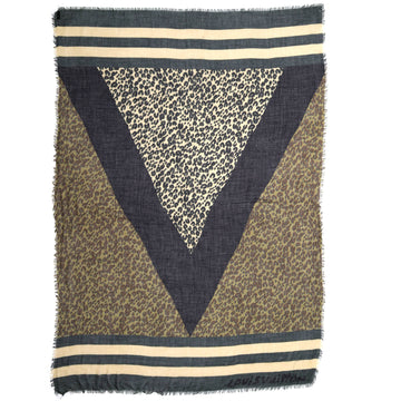 Louis Vuitton Stephen Sprouse Leopard Stole Scarf Cashmere and Silk