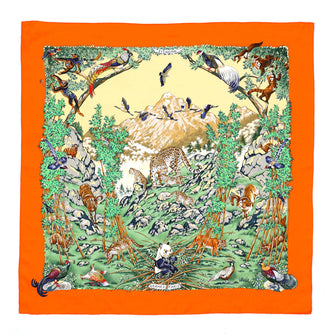Hermes Sichlian Scarf Printed Silk 90