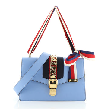 Gucci Sylvie Shoulder Bag Leather Small
