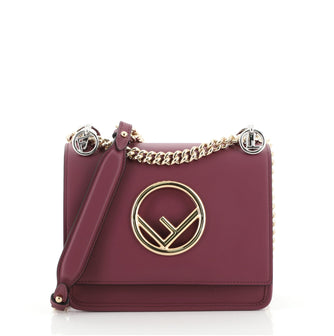 Fendi Kan I F Shoulder Bag Leather Small