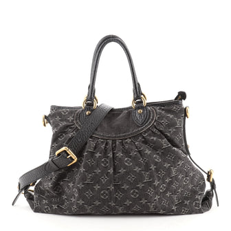 Louis Vuitton Neo Cabby Handbag Denim MM