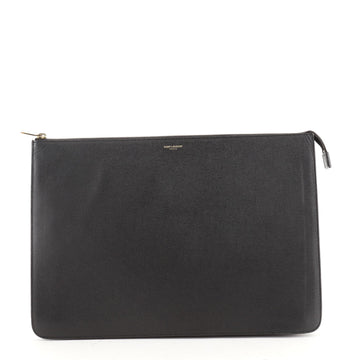 Saint Laurent Zipped Document Holder Leather Large