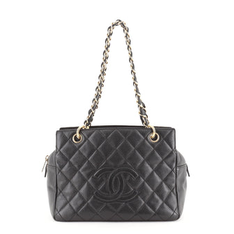 Chanel Petite Timeless Tote Quilted Caviar