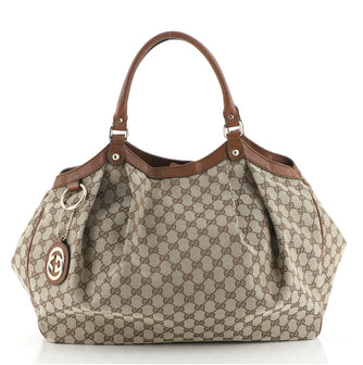 Gucci Sukey Tote GG Canvas Large