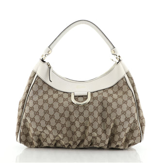 Gucci D Ring Hobo GG Canvas Large