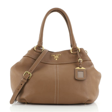 Prada Convertible Satchel Vitello Daino Medium