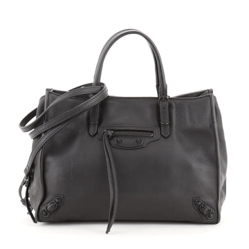 Balenciaga Papier A4 Zip Around Classic Studs Bag Leather Mini
