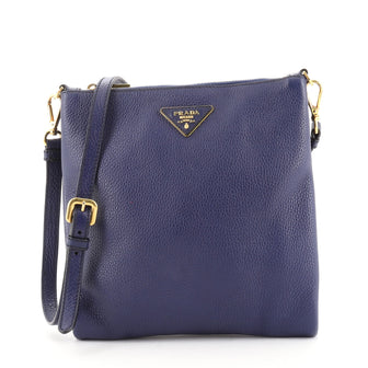 Prada Flat Crossbody Bag Vitello Daino Small