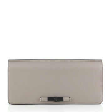 Gucci Lady Bamboo Clutch Leather Long