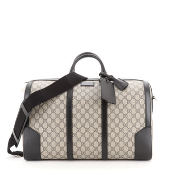 Gucci Convertible Duffle Bag GG Coated Canvas Medium