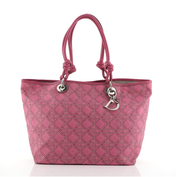 Christian Dior Cherie Tote Printed Coated Canvas Medium