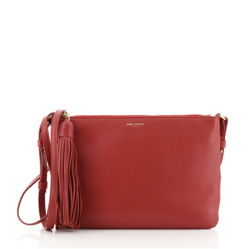 Saint Laurent Teen Monogram Crossbody Bag Leather