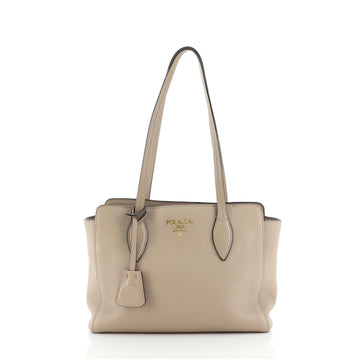 Prada Open Tote Vitello Daino Small
