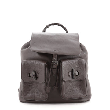 Gucci Bamboo Tassel Backpack Leather Medium