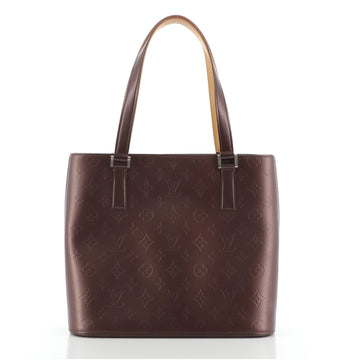 Louis Vuitton Mat Stockton Handbag Monogram Vernis