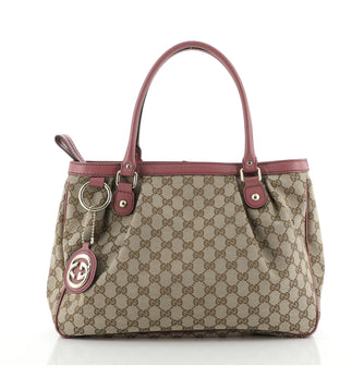 Gucci Sukey Top Handle Tote GG Canvas Medium