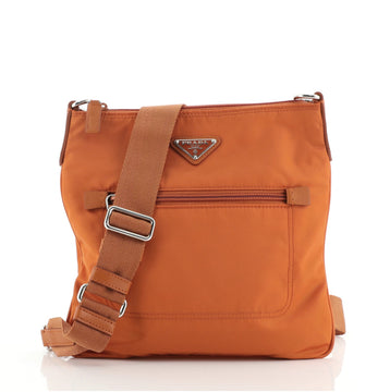 Prada Front Pocket Messenger Bag Tessuto Medium