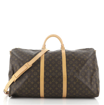 Louis Vuitton Keepall Bandouliere Bag Monogram Canvas 60