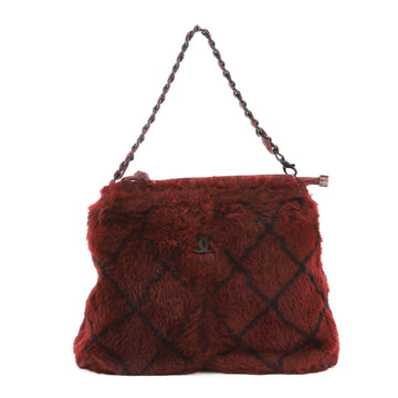 Chanel Vintage CC Hobo Fur Medium