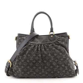 Louis Vuitton Neo Cabby Handbag Denim GM