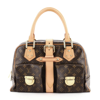 Louis Vuitton Manhattan Handbag Monogram Canvas GM