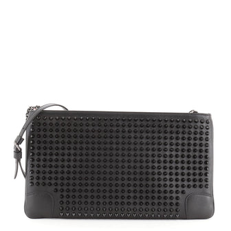 Christian Louboutin Loubiposh Clutch Spiked Leather