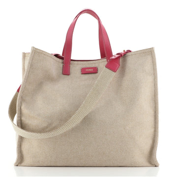 Fendi Simply Shopping Tote Canvas Medium