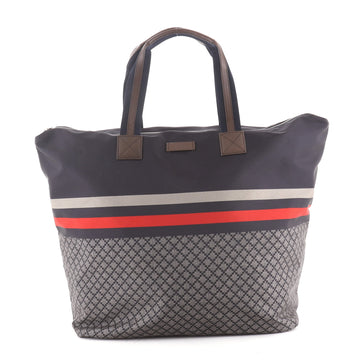 Gucci Web Zip Weekender Tote Diamante Nylon XL