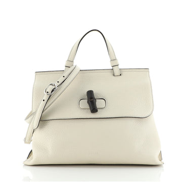 Gucci Bamboo Daily Top Handle Bag Leather Medium