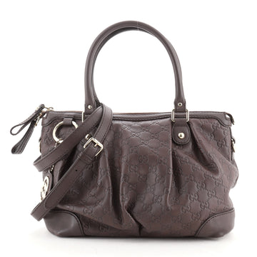 Gucci Sukey Top Handle Satchel Guccissima Leather Medium