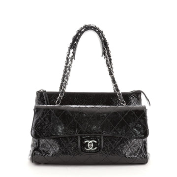 Chanel Ritz Flap Bag Quilted Patent Small