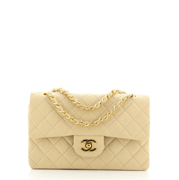 Chanel Vintage Classic Double Flap Bag Quilted Lambskin Small