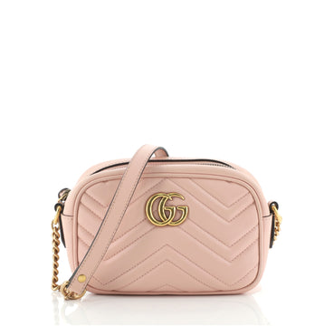 Gucci GG Marmont Shoulder Bag Matelasse Leather Mini