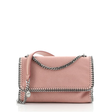 Stella McCartney Falabella Flap Shoulder Bag Shaggy Deer Small