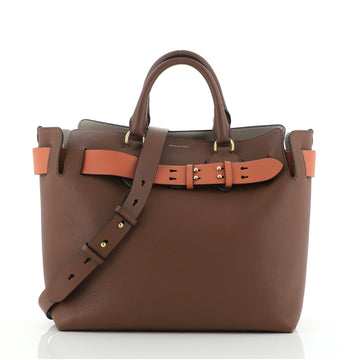 Burberry Belt Tote Leather Medium
